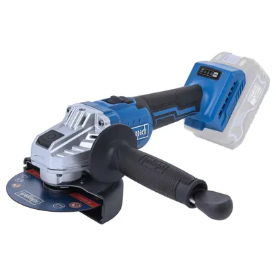 Produktbild von Scheppach Akku-Winkelschleifer BC-AG125P-X - 20V IXES | 125mm Durchmesser | 7000-10000min-1 Drehzahl | M14 Werkzeugaufnahme