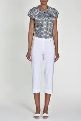 Produktbild von Caprihose Marie 07 von Robell Weiß(10) 50 Sommer