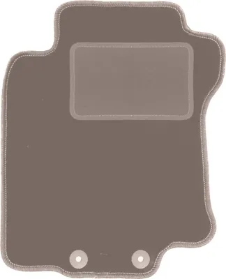 Produktbild von Fahrerfußmatte Velours beige passend für Renault Koleos II (2016-, SUV) – mit Befestigungen – passgenau
