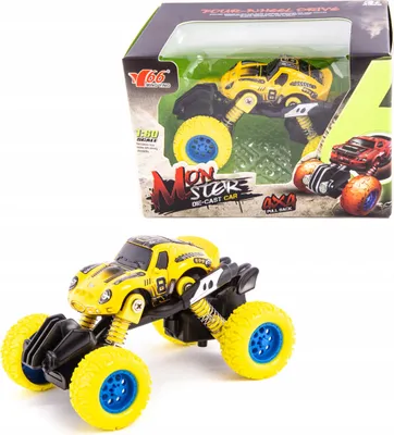 Zdjęcie produktu dla Resorak Monster Truck Auto Terenowe Różne Kolory
