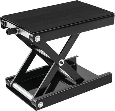 Productafbeelding van Schaarvormige motorhefbrug, 500 kg, verstelbare hoogte van 9,3 - 35 cm, zwart