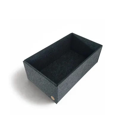 Produktbild von Aufbewahrungsbox CLEAN Filz 30 x 15 x 15 cm ohne Deckel in anthrazit meliert