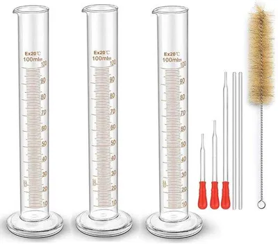 Produktbild von Maßzylinder 100 ml - Präzise Messung - Borosilikateglas