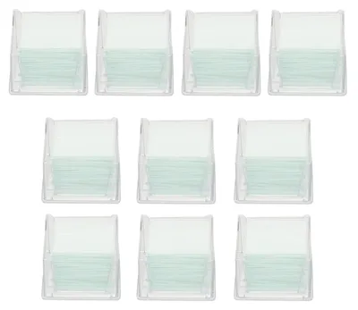 1000 Stück quadratische Deckgläser aus Glas, 22 x 22 mm, für Mikroskope