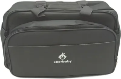 Produktbild von Cherbaby Wickeltasche Babybedarf Mama Tasche Grau Multifunktional Wasserdicht Reisebett Organizer
