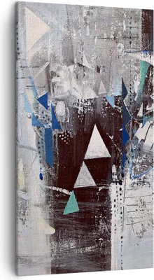 Produktbild von Bild auf Leinwand - Leinwandbild - Abstraktion modern - 45x80cm - Wand Bild - Wanddeko - Wandbilder - Leinwanddruck - Bilder - Kunstdruck - Wanddekoration - Leinwand bilder - Wandkunst - PA45x80-4006