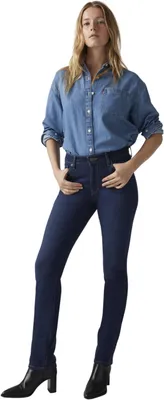 Produktbild von Levi's Damen Jeanshose Classic Mid Rise, Straight Fit, Blau (Cobalt Haze), W30/L32