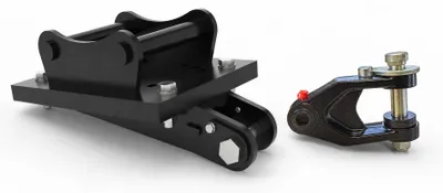 Produktbild von Joma-Tech Greiferanbau - Anbaubock passend zu Lehnhoff MS03 / SW03 mit Pendelgelenk, KI-generiertes Bild