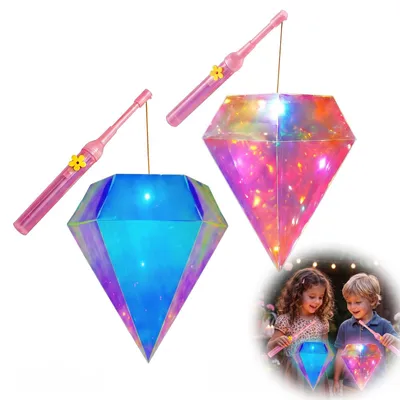 Laternen-Bastelset, 2 Stück, DIY, für St. Martin, Halloween, Weihnachten