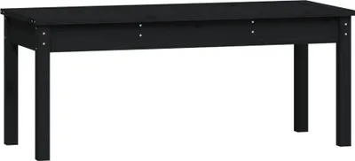 Obrázek produktu pro vidaXL Zahradní lavice černá 109x44x45 cm z masivního borovicového dřeva