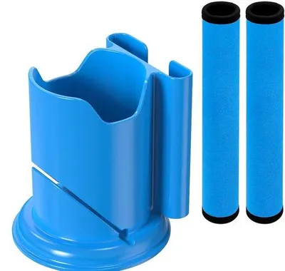 Produktbild von Paddelboard- und Kajakhalter, Pedalgriffe, Accessoireset für Paddelboard und Kajak (blau)