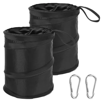 Produktbild von Auto Mülleimer Klein Faltbar Wasserdicht 2 Stück Abfalltasche für Reisen & Zuhause