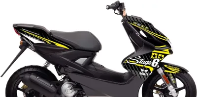 Zdjęcie produktu dla Zestaw żółtych naklejek graficznych Stage6 do Yamaha Aerox do 2013 r
