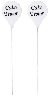 Productafbeelding van Taarttesters - Set van 2 - Bakaccessoires voor thuisbakkers - Wit