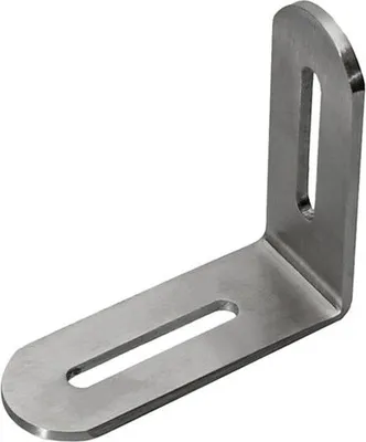 Produktbild von Edelstahl Winkelverbinder Langloch Winkel Langlochwinkel Verbinder Holzverbinder 65x65x24mm