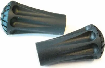 Zdjęcie produktu dla Fizan Race Rubber Black Końcówki zapasowe do kijków trekkingowych