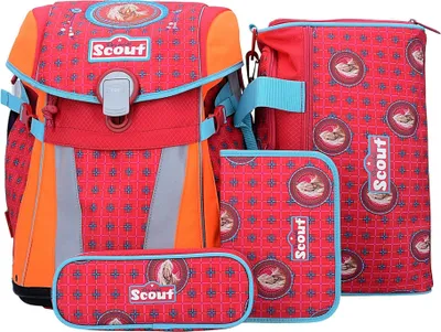 Produktbild von Scout Sunny Mandala Schulrucksack Set 4tlg.