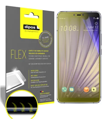 Obrázok produktu pre 3x ochranná fólia pre HTC U19e, 100% pokrytie displeja, dipos Flex