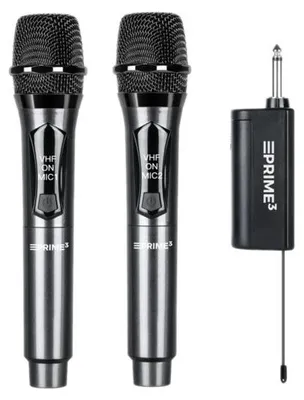Zdjęcie produktu dla Dwuzakresowy mikrofon bezprzewodowy VHF PRIME3 AWM22DB, kolor czarny