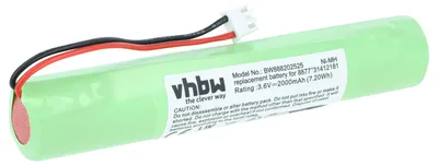 Produktbild von vhbw Akku Ersatz für Hurricane 8877731412181 für Staubsauger (2000 mAh, 3,6 V, NiMH)