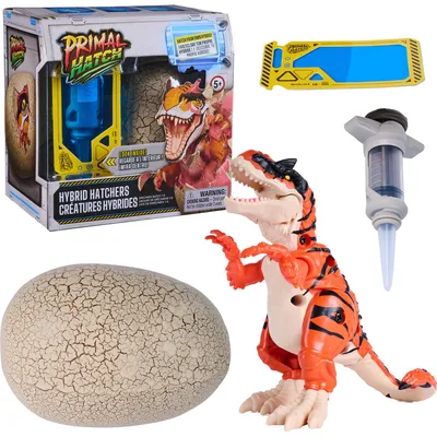 Immagine prodotto di Primal Hatch Hybrid Dinos - Action figure di dinosauro nell'uovo, assortiti, 360 g