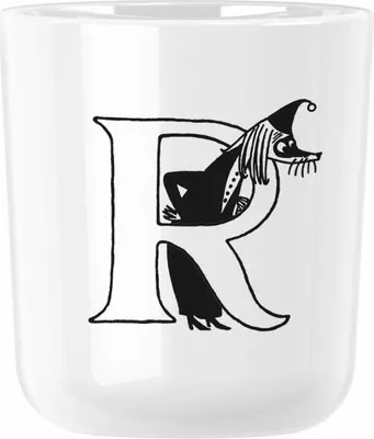 Image de Rig-Tig Tasse Moomin ABC - R, Tasse avec lettre, plastique, blanc, 200 ml, Z00706-R