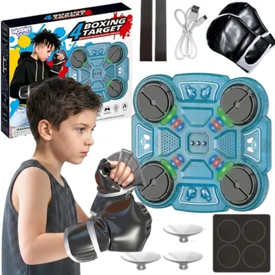 Immagine prodotto di WOOPIE - Bersaglio musicale intelligente per boxe, colore blu, 11 elementi.