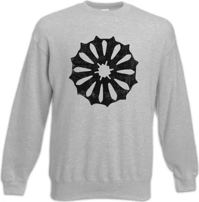 Produktbild von Urban Backwoods Jumios Symbol, Sweatshirt, Farbe: Hellgrau, Größe: 5XL