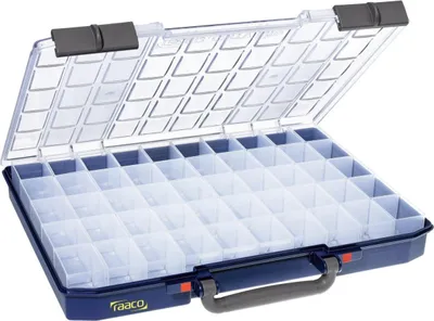 Produktbild von raaco CarryLite 55 5x10-50 Assortment case (W x H x D) 413 x 57 x 330 mm No. of compartments: 50 Content 1 pc(s)