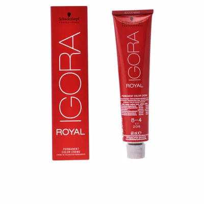 Produktbild von Schwarzkopf Haarfarbe Professional Igora Royal Permanent Color Creme 8-4 8-4