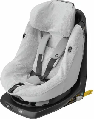 Produktbild von Maxi-Cosi Sommerbezug, passend für Maxi-Cosi Axissfix Kindersitz, Schonbezug Autositz, Bezug für die warmen Sommertage, Fresh Grey