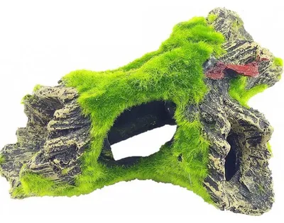 Obrázok produktu pre Akvarijná dekorácia – jaskyňa, kmeň stromu, úkryt pre ryby a krevetky, 15x10x6,5 cm