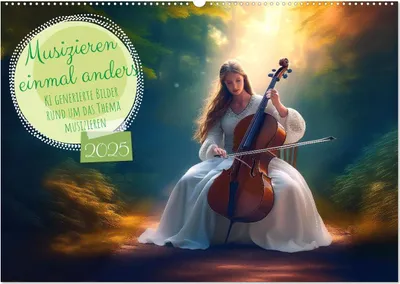 Produktbild von Musizieren einmal anders (Wandkalender 2025 DIN A2 quer), CALVENDO Monatskalender
