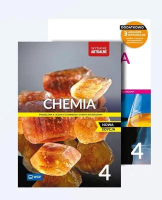 Image de Chemia, classe 4 : manuel et exercices, programme étendu, lycée et école technique, WSiP