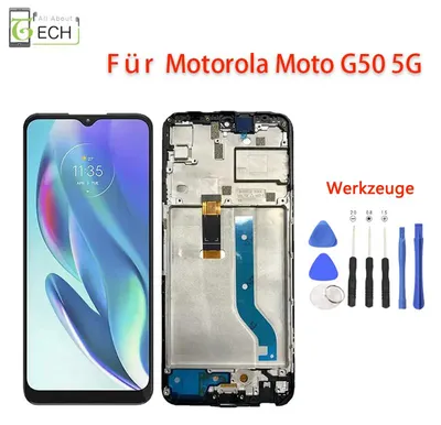Produktbild von Für Motorola Moto G50 5G XT2149 LCD Display + Rahmen Touchscreen Werkzeuge