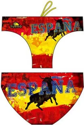Image de Turbo Spain Bull Tag 2015 Slip de bain jaune, rouge L Homme jaune, rouge L