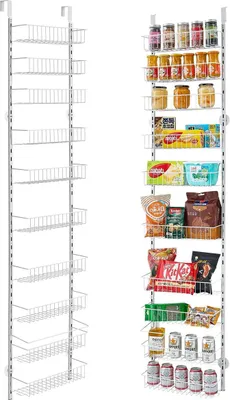 Zdjęcie produktu dla 10-poziomowy wiszący organizer do spiżarni, regulowany