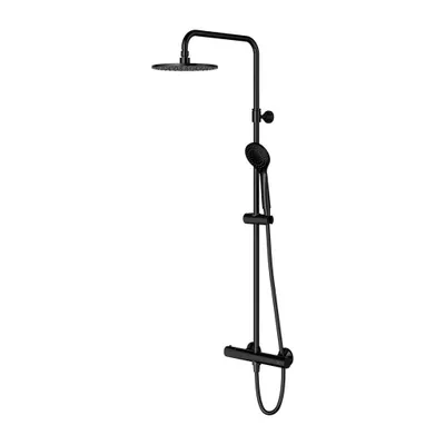 Immagine prodotto di Omnires Y Y1244LUXLBL Set doccia con miscelatore termostatico, nero