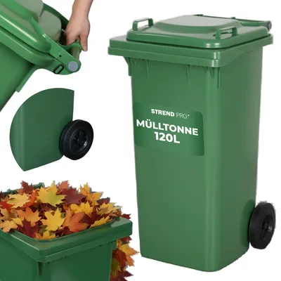Produktbild von Behälter ICS GB2, 120 Liter, grün, Abfalltonne