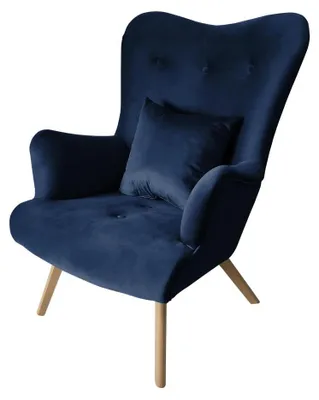Produktbild von MIRJAN24 Sessel Zawil, Vintage Relaxsessel, Polstersessel, Wohnzimmersessel vom Hersteller (Farbe: Magic Velvet 2216)