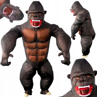 Image de Hopki Costume Gonflable King Kong Gorille Géant Halloween Fête