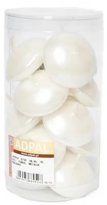 Produktbild von Adpal Schwimmkerzen Weiß Perlmutt 15 Stück