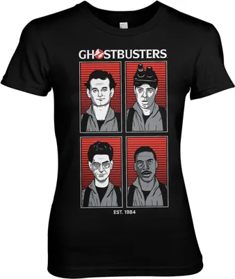 Immagine prodotto di Ghostbusters Original Team Girly Tee - Piccolo - Nero
