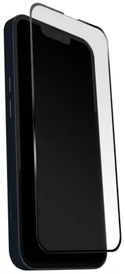 Zdjęcie produktu dla Muvit, folia ochronna ze szkła hartowanego do iPhone 13 / 14 / 16e / 17e, czarna / przezroczysta