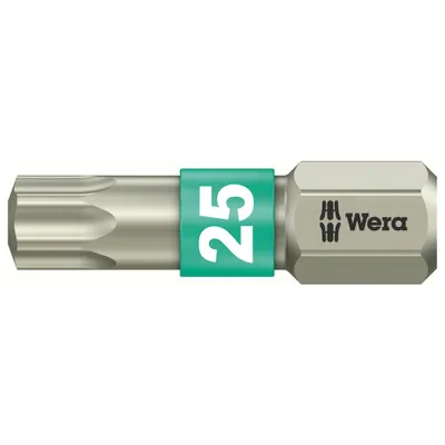 Produktbild von WERA Torx-Bit T20 Edelstahl 1/4" 25 mm