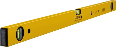 Produktbild von STABILA Wasserwaage Type 70-2, 90 cm, leichtes Alu-Profil, 1 Horizontal-Libelle, 2 Vertikal-Libellen, Germany