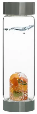 Immagine prodotto di VitaJuwel - ViA Happiness 500 ml - Cristallo di rocca, corniola, giada, calcite arancione