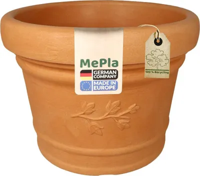 Produktbild von MePla - Planzkübel Palermo mit Dekor ø 50 terra