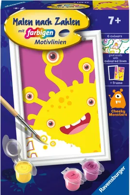 Produktbild von Malen nach Zahlen - Gelbes Monster