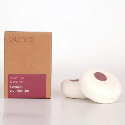 Produktbild von PONIO Festes Shampoo gegen Schuppen Lavendel & Teebaum 30 g